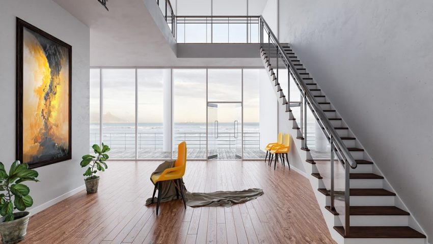 Sala de una casa en la Playa para conocer las ventajas de invertir en propiedades de playa