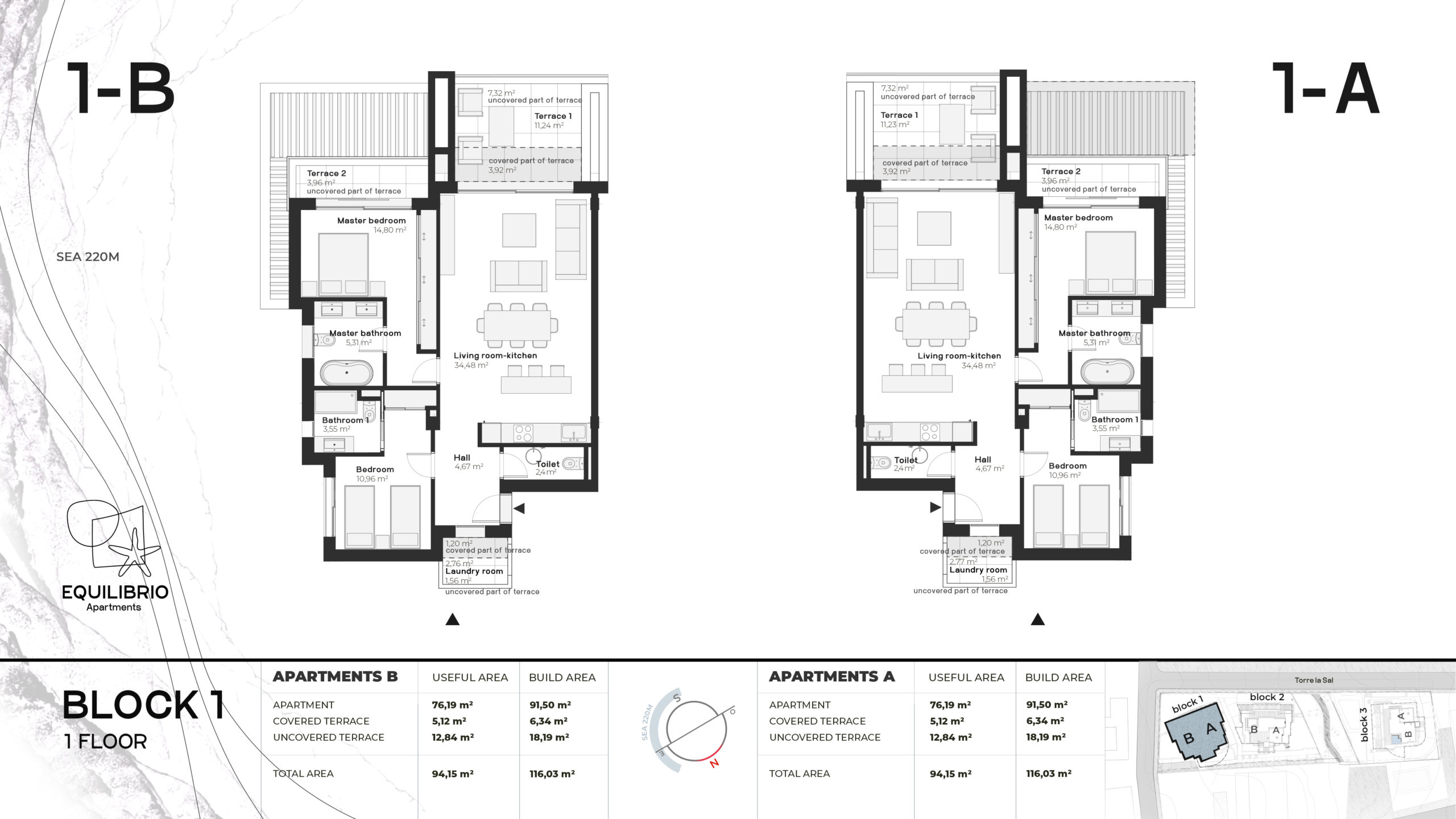 Block 1 1floor Apart А B